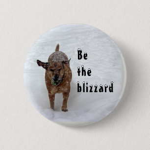 De blizzard ronde button 5,7 cm