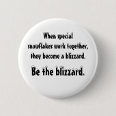 De blizzard ronde button 5,7 cm (Voorkant)