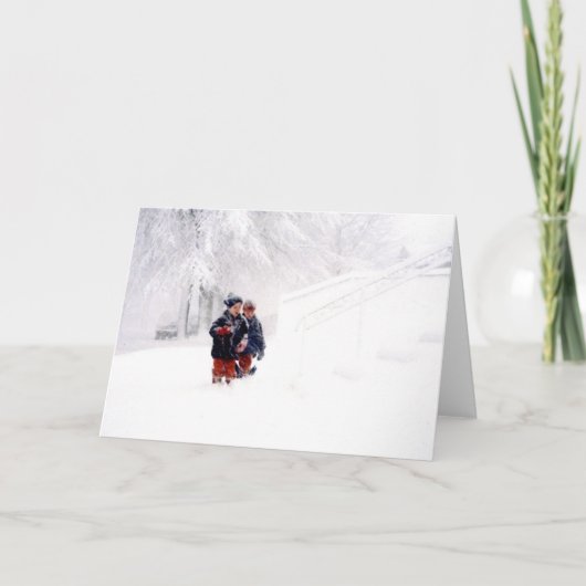 De blizzard van de Kinderen Kaart (Voorkant)