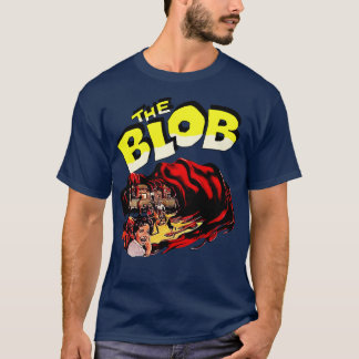 DE BLOB Retro Cult Classic Horror Fan Art T-shirt