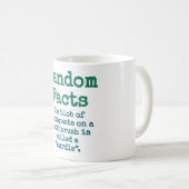 De blob van tandpasta op een tandenborstel - Trivi Koffiemok (Voorkant rechts)