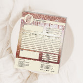 De Blocnote van de Citaat Bedrijfs van de Factuurv