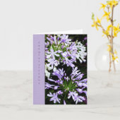 De Bloei van Agapanthus Kaart (Gele Bloem)