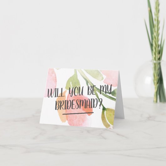 De Bloei van de waterverf zal u Mijn Bruidsmeisje (Voorkant)