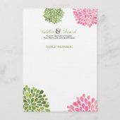 De Bloei van het Menu van de Kaart & van het (Voorkant)