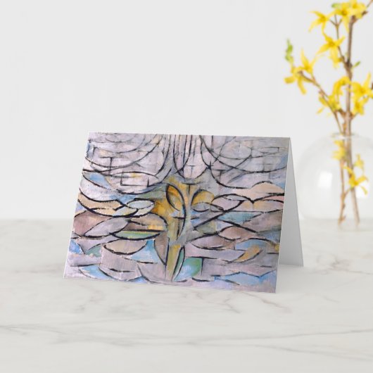 De bloeiende appelboom - Piet Mondriaan - Kaart (Gele Bloem)