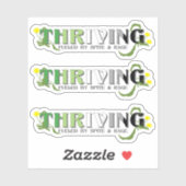 De bloeiende Aro Pride Sticker (Vel)