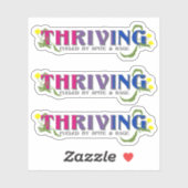 De bloeiende bi-trots sticker (Vel)