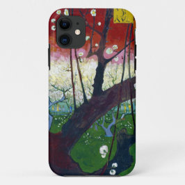 De bloeiende pruimelboom van Van Gogh iPhone 11 Hoesje