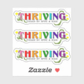 De bloeiende Rainbow Pride Sticker (Vel)