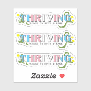 De bloeiende Trans Pride Sticker