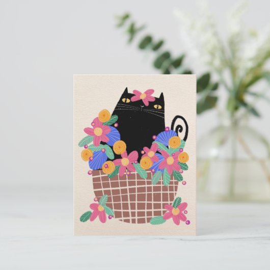 De  bloem briefkaart (Staand voorkant)