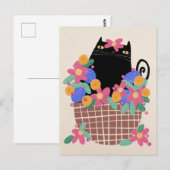 De  bloem briefkaart (Voorkant / Achterkant)