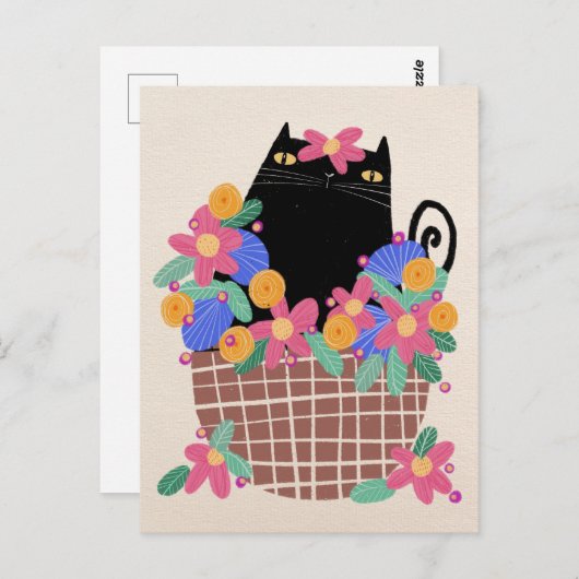 De  bloem briefkaart (Voorkant / Achterkant)