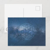 De Bloem des Levens - 2 afbeeldingen Briefkaart (Voorkant / Achterkant)