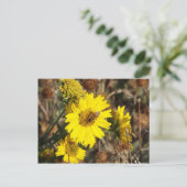 De Bloem en de bijen Briefkaart (Staand voorkant)