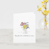 De bloem heeft een ziel die in natuurKaart tot Kaart (Gele Bloem)