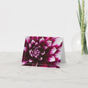 De Bloem van de dahlia Kaart
