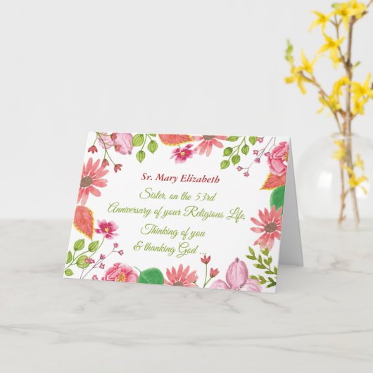 De Bloem van de Waterverf van het Jubileum van de Kaart (Gele Bloem)