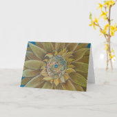 De Bloem van de zon Kaart (Gele Bloem)