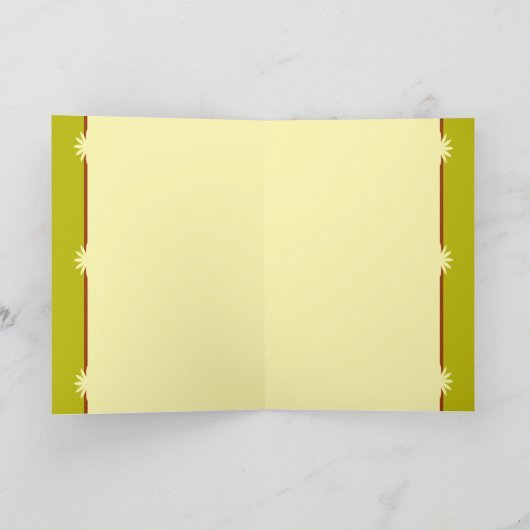 De Bloem van een Zon Kaart (Binnen)