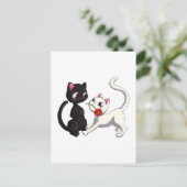 De Bloem van het kat Briefkaart (Staand voorkant)