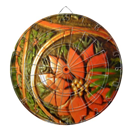 De Bloem van Kerstmis Dartbord (Voorkant)