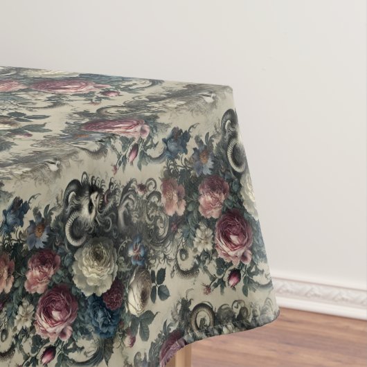 De bloemblaadjes van decadentie - Gothic Medium Pa Tafelkleed (Voorbeeld)