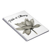 De bloemblaadjes van geheugen notitieboek (Rechterzijde)