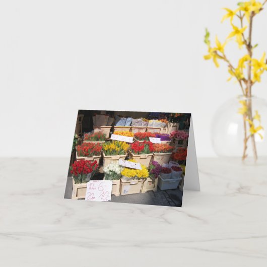 De bloembox van het wenskaart, Beieren, Duitsland Kaart (Gele Bloem)