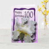De bloemen 100ste Kaart van de Gelukwensen van de (Gele Bloem)