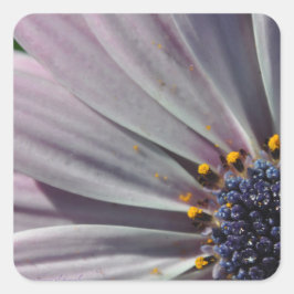 De bloemen binnen vierkante sticker