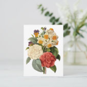 De  Bloemen door Pierre Redoute, sparen de Datum Kaart (Staand voorkant)