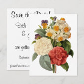 De  Bloemen door Pierre Redoute, sparen de Datum Kaart (Voorkant / Achterkant)