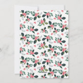 De bloemen Kaart van de Foto van de Vakantie van (Achterkant)