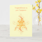 De bloemen Kaart van de Gelukwensen van het (Gele Bloem)