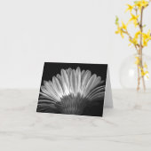 De bloemen Kaart van de Nota van Zilveren Gerbera (Gele Bloem)