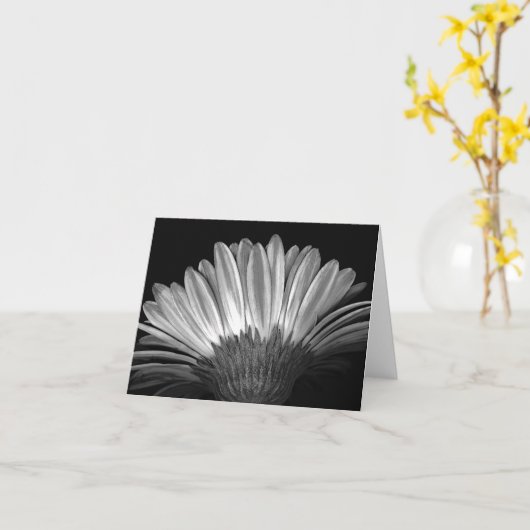 De bloemen Kaart van de Nota van Zilveren Gerbera (Gele Bloem)