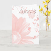 De bloemen Kaart van de Sympathie - in Sympathie (Gele Bloem)