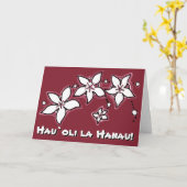 De bloemen Kaart van de Verjaardag van de Nevel (Gele Bloem)