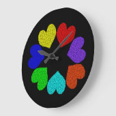 De bloemen Klok van de Muur van de Harten van de (Hoek)