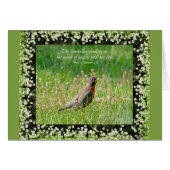 De bloemen springen op Parakaleo kaart (Voorkant Horizontaal)