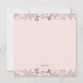 De bloemen Uitnodiging van de Charme (Achterkant)