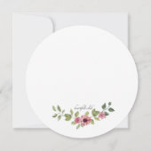 De bloemen Uitnodiging van het Lijst van de Draad (Achterkant)