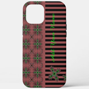 De Bloemen van Artdeco in Retrostijl, voegen Jouw iPhone 12 Pro Max Hoesje