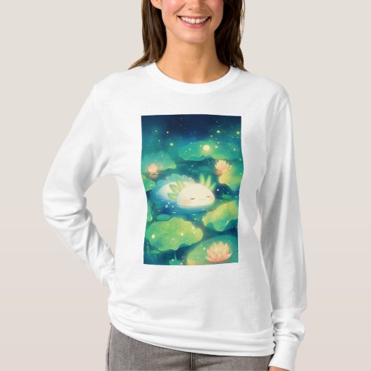 De bloemen van Axolotl T-shirt (Voorkant)