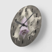 De Bloemen van de digitalis in Gedeeltelijke Ronde Klok (Hoek)