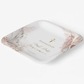 De bloemen van de eerste Heilige Communie Papieren Bordje (Gebogen)