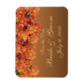 De bloemen van de herfst sparen de Premium Magnet  Magneet (Verticaal)
