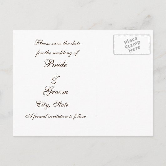 De Bloemen van de herfst sparen het Briefkaart van (Achterkant)